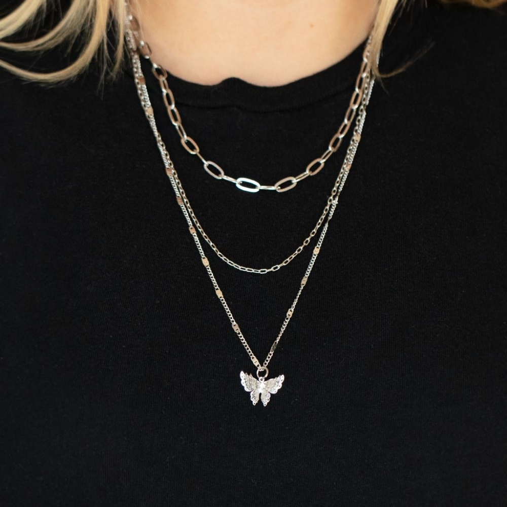 Necklace with earrings
